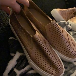 Rose Gold Slip On Sneakers